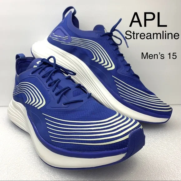 APL Streamline Athletic Propulsion Labs Rolyal Blue Shoes Men\'s 15 APL SUPERFUTURE Daydream / Reflective Silver | APL Shoes main image 4